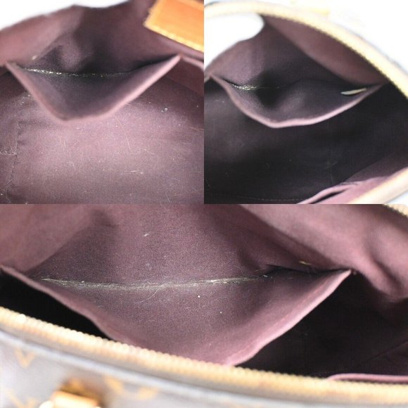 Auth LOUIS VUITTON Turenne PM 2Way Hand Bag Monogram Leather Brown - Picture 4 of 16